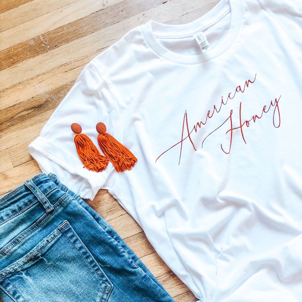 American Honey Graphic Tee for 4th of July